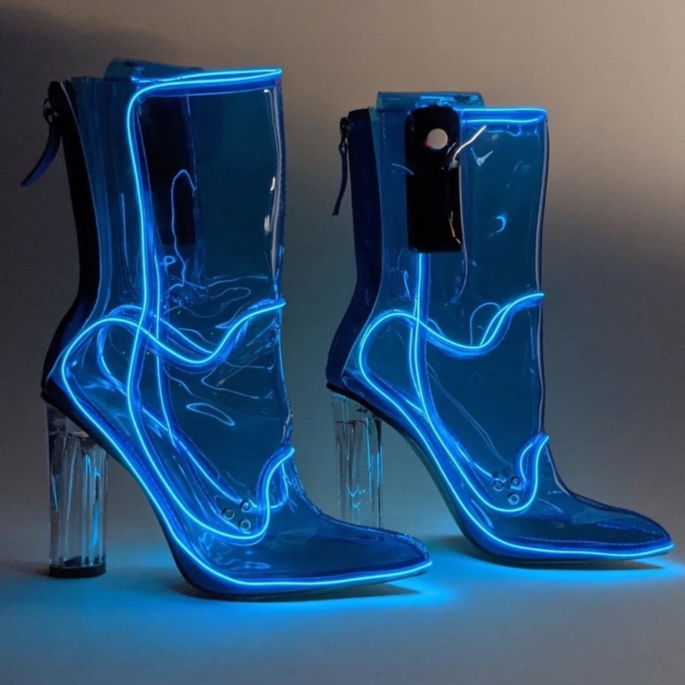 Neon cowboy Out Past Midnight Boots